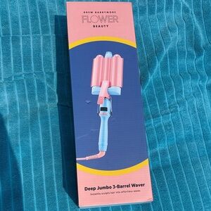 Drew Barrymore flower beauty deep jumbo three barrel waver